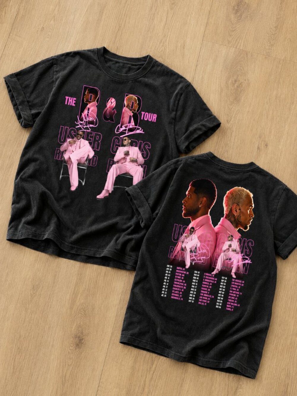 R&B Raymond Brown Music Tour Shirt for Fans